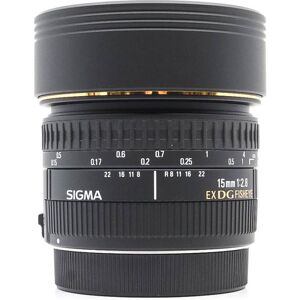 Used Sigma 15mm f/2.8 EX DG Fisheye - Canon EF Fit