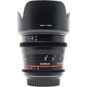 Used Rokinon 50mm T1.5 AS UMC DS - Canon EF Fit