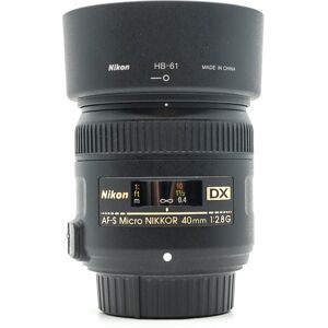 Used Nikon AF-S DX Micro Nikkor 40mm f/2.8G