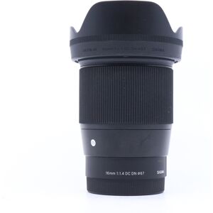 Used Sigma 16mm f/1.4 DC DN Contemporary - Sony E Fit