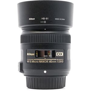 Used Nikon AF-S DX Micro Nikkor 40mm f/2.8G