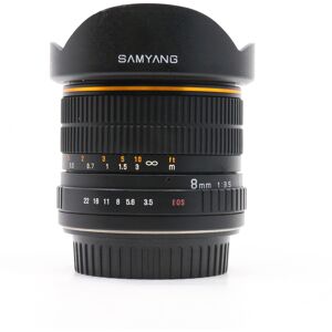 Used Samyang 8mm f/3.5 Fisheye - Canon EF-S Fit