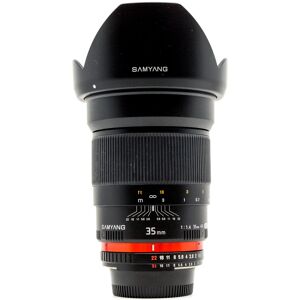 Used Samyang 35mm f/1.4 AS UMC - Nikon Fit