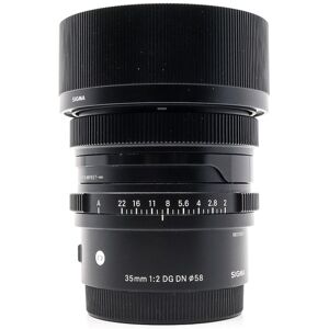 Used Sigma 35mm f/2 DG DN Contemporary - Sony E Fit