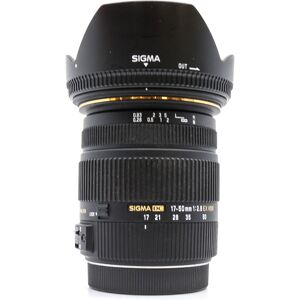 Used Sigma 17-50mm f/2.8 EX DC OS HSM - Canon EF-S Fit