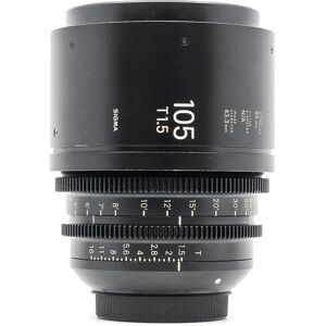 Used Sigma 105mm T1.5 FF High Speed - Canon EF Fit