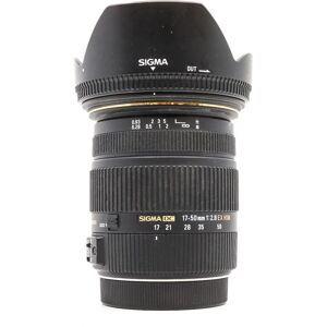 Used Sigma 17-50mm f/2.8 EX DC OS HSM - Canon EF-S Fit