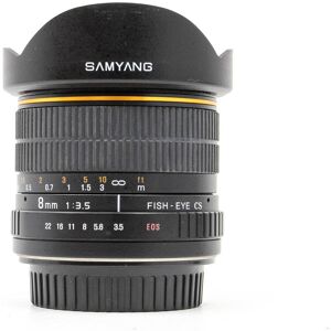 Used Samyang 8mm f/3.5 Fisheye - Canon EF-S Fit