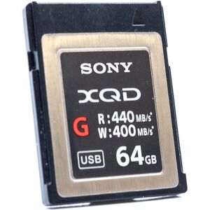 Used Sony XQD G 64GB 440MB/s Card