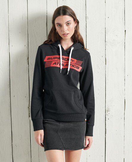 Superdry Street Standard Hoodie in Black (Size: 14)