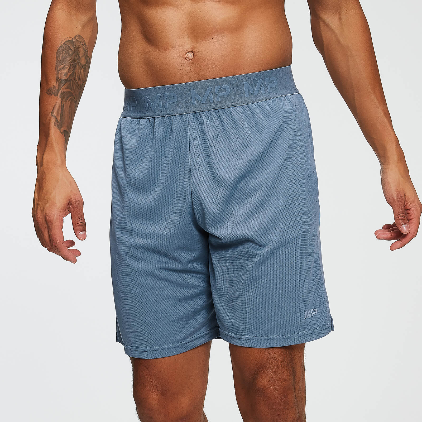 MP Men's Essentials Training Shorts - Washed Blue - M