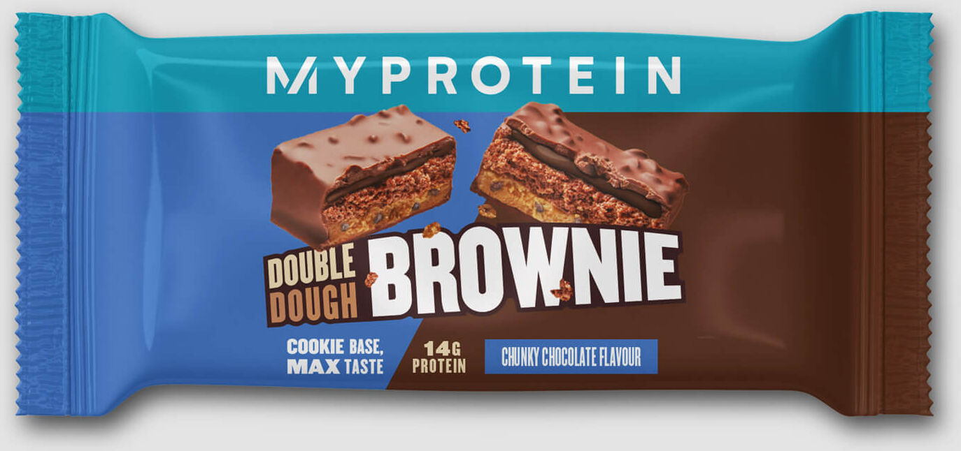 Myprotein Double Dough Brownie (Sample) - 60g - Chunky Chocolate