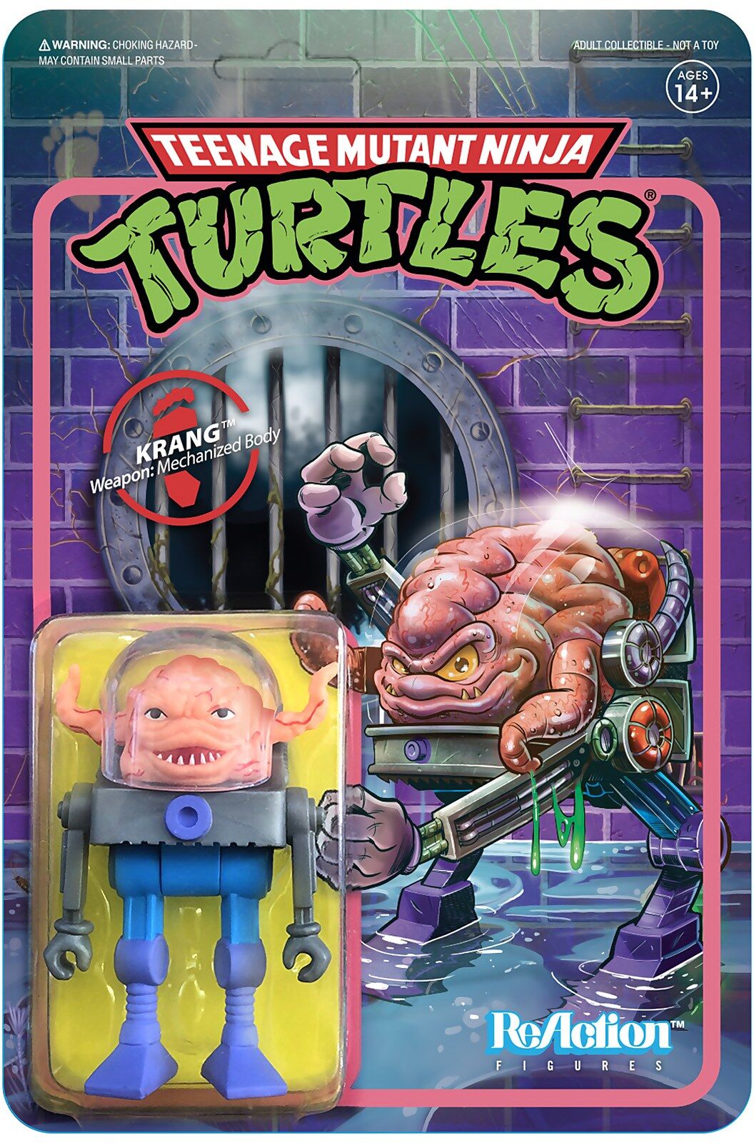 Super7 Teenage Mutant Ninja Turtles ReAction Figure - Krang Super7 Teenage Mutant Ninja Turtles ReAction Figure - Krang