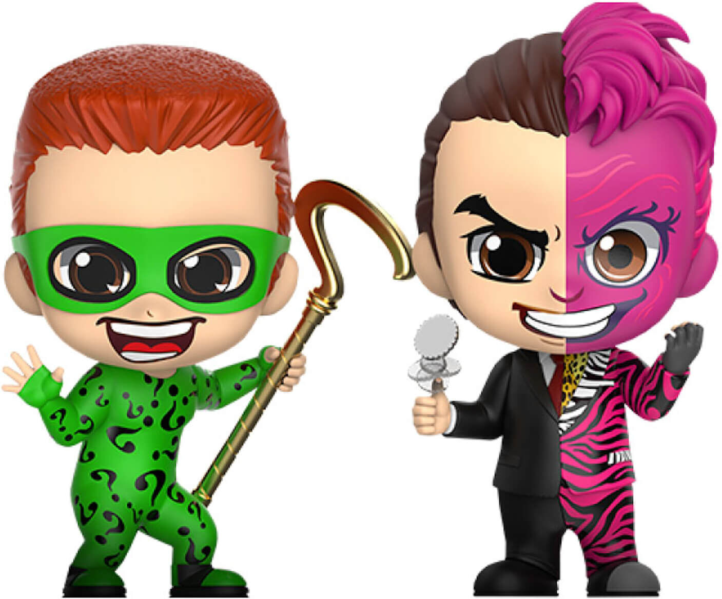 Hot Toys Batman Forever Cosbaby Mini Figures 2-Pack The Riddler & Two-Face 11 cm Hot Toys Batman Forever Cosbaby Mini Figures 2-Pack The Riddler & Two-Face 11 cm