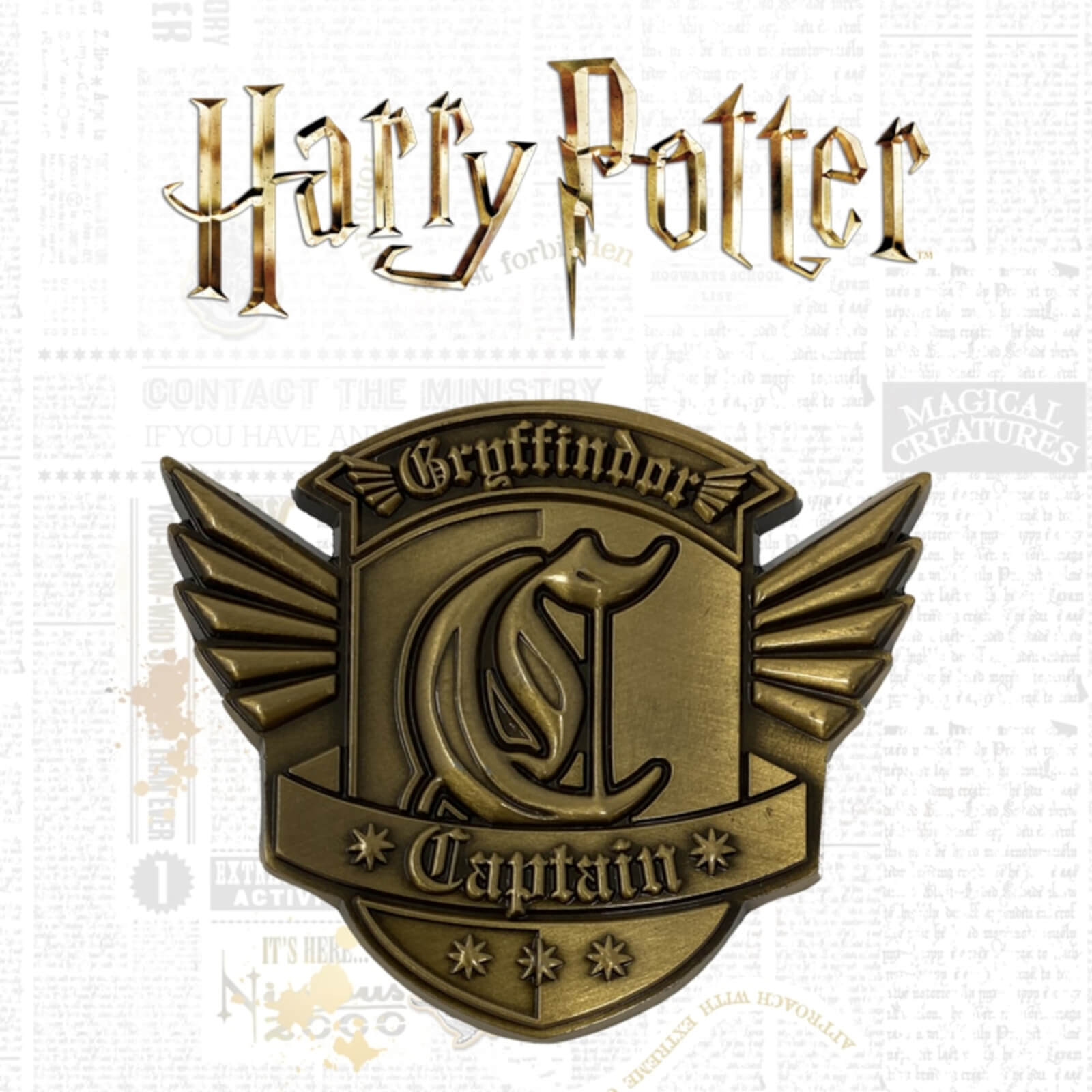 Harry Potter Limited Edition Medallion - Captain of the Gryfindor Team Harry Potter Limited Edition Medallion - Captain of the Gryfindor Team