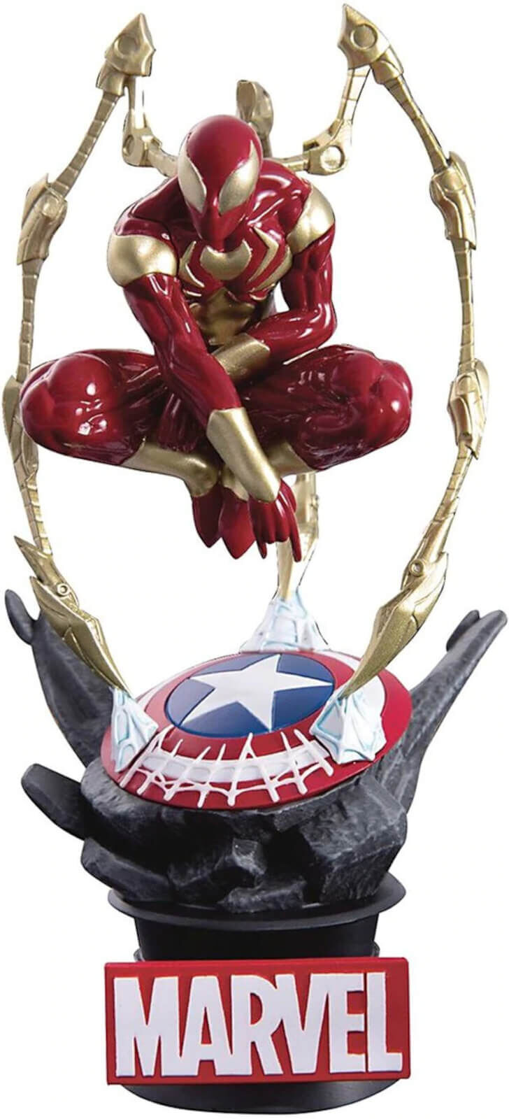 Beast Kingdom Marvel Comics Iron Spider-Man D-Select Diorama Beast Kingdom Marvel Comics Iron Spider-Man D-Select Diorama