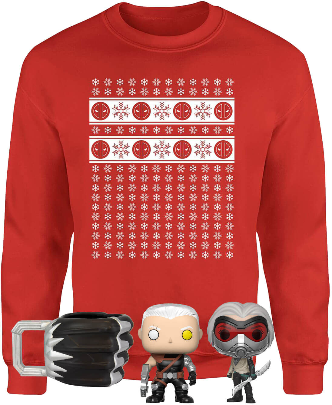 Marvel Officially Licensed MEGA Christmas Gift Set - Includes Christmas Sweatshirt plus 3 gifts - L Marvel Officially Licensed MEGA Christmas Gift Set - Includes Christmas Sweatshirt plus 3 gifts - L