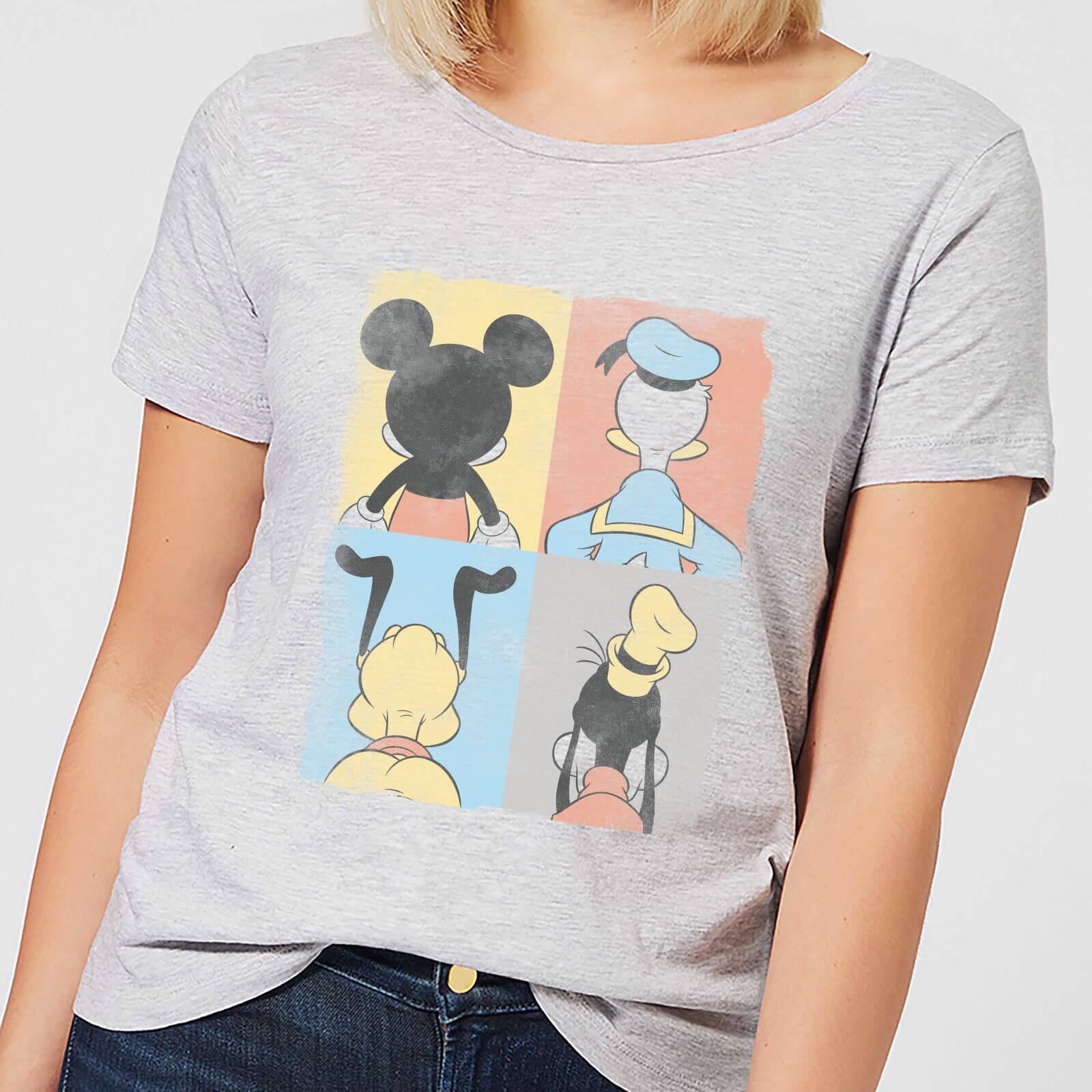 Disney Mickey Mouse Donald Duck Mickey Mouse Pluto Goofy Tiles Women's T-Shirt - Grey - XXL - Grey Disney Mickey Mouse Donald Duck Mickey Mouse Pluto Goofy Tiles Women's T-Shirt - Grey - XXL - Grey