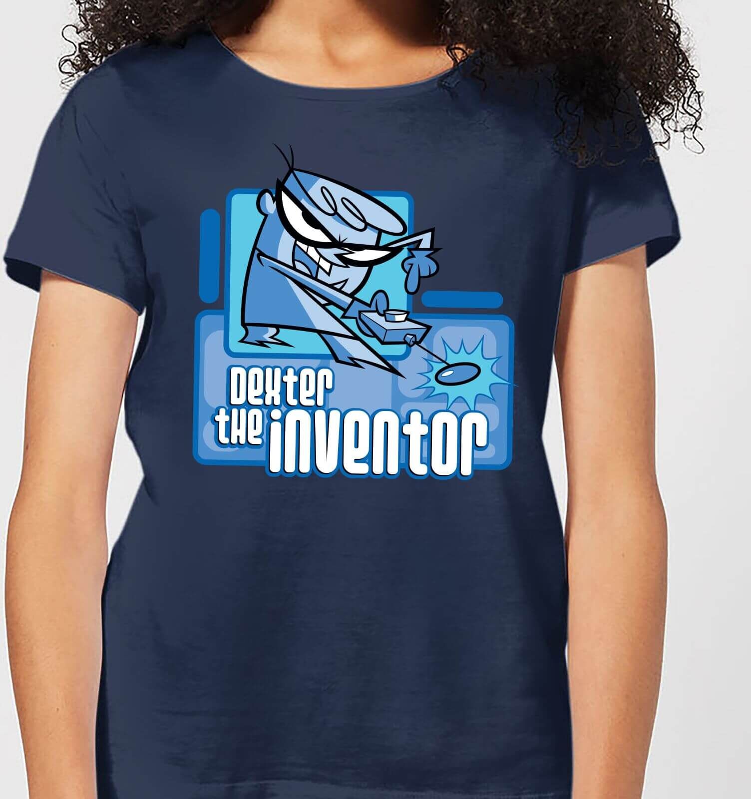 Cartoon Network Dexters Lab The Inventor Women's T-Shirt - Navy - S - Navy Cartoon Network Dexters Lab The Inventor Women's T-Shirt - Navy - S - Navy
