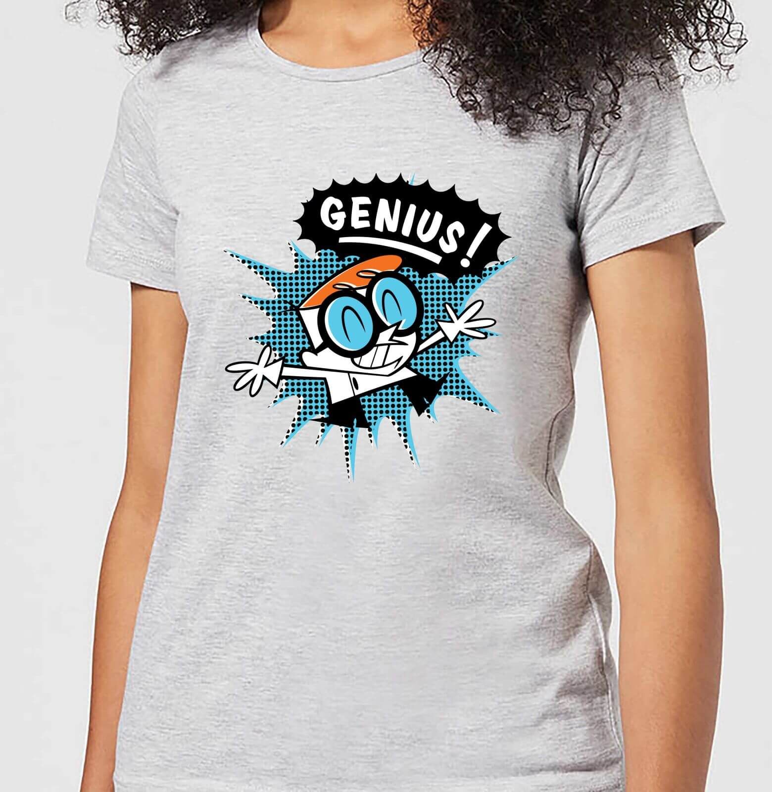 Cartoon Network Dexters Lab Genius Women's T-Shirt - Grey - M - Grey Cartoon Network Dexters Lab Genius Women's T-Shirt - Grey - M - Grey