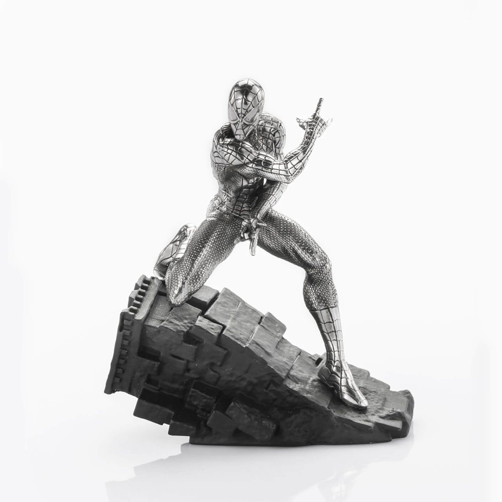 Royal Selangor Marvel Spider-Man 'Webslinger' Pewter Figurine 12cm Royal Selangor Marvel Spider-Man 'Webslinger' Pewter Figurine 12cm