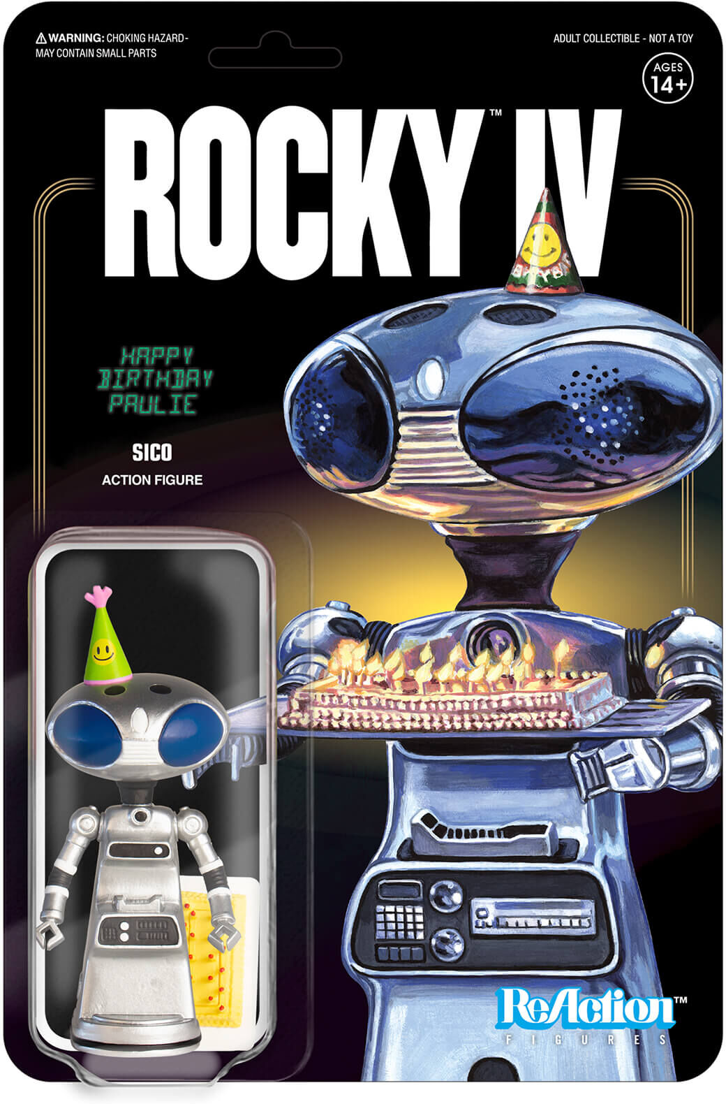 Super7 Rocky IV ReAction Figure - SICO (Paulie's Robot) Super7 Rocky IV ReAction Figure - SICO (Paulie's Robot)