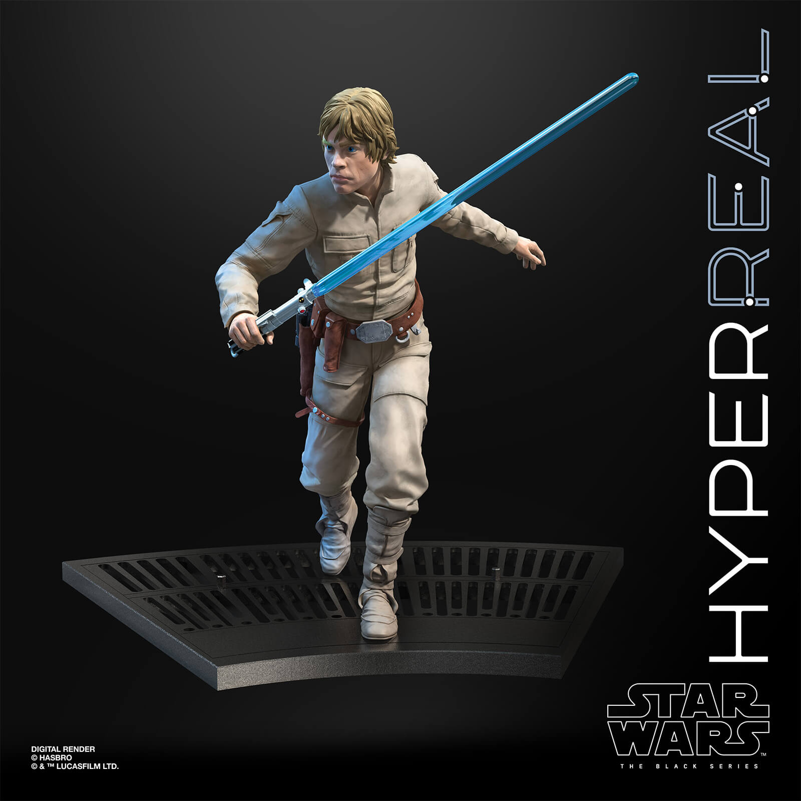Hasbro Star Wars The Black Series Hyperreal Luke Skywalker 8 Inch Action Figure