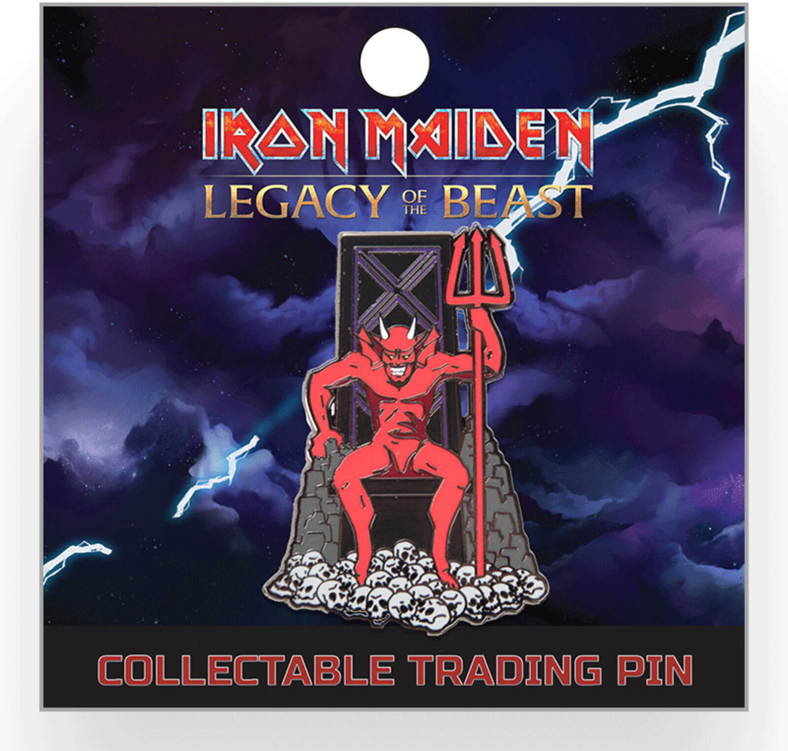 Incendium Iron Maiden Legacy of the Beast Lapel Pin - The Beast Incendium Iron Maiden Legacy of the Beast Lapel Pin - The Beast