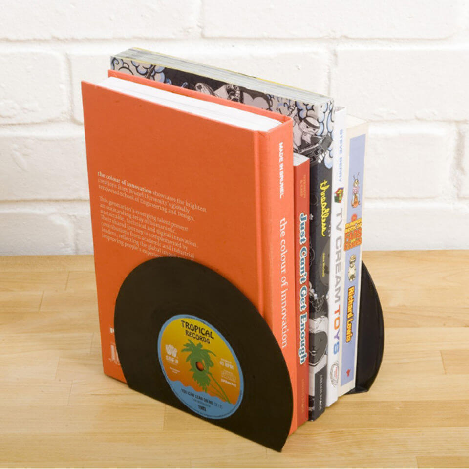 Gift Republic Retro Vinyl Bookends