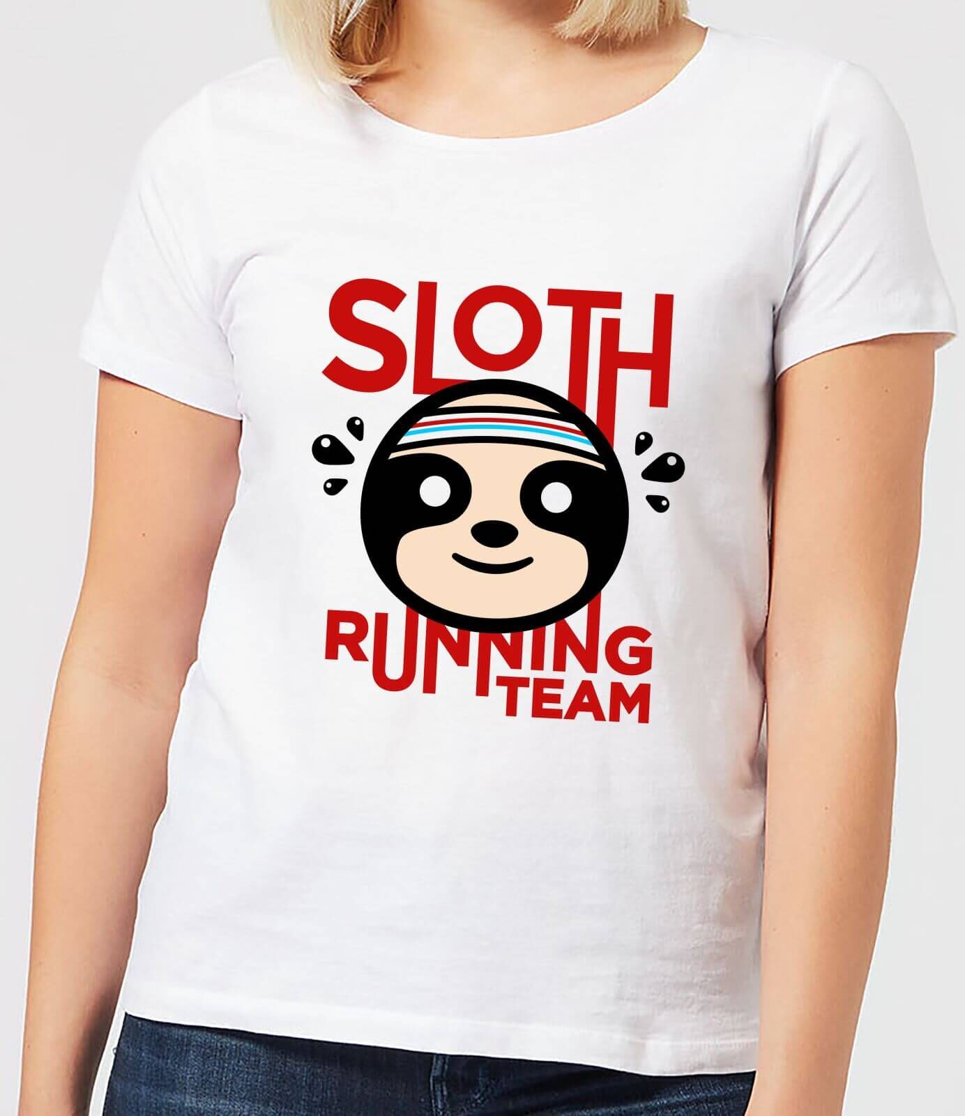 By IWOOT Sloth Running Team Women's T-Shirt - White - 4XL - White By IWOOT Sloth Running Team Women's T-Shirt - White - 4XL - White