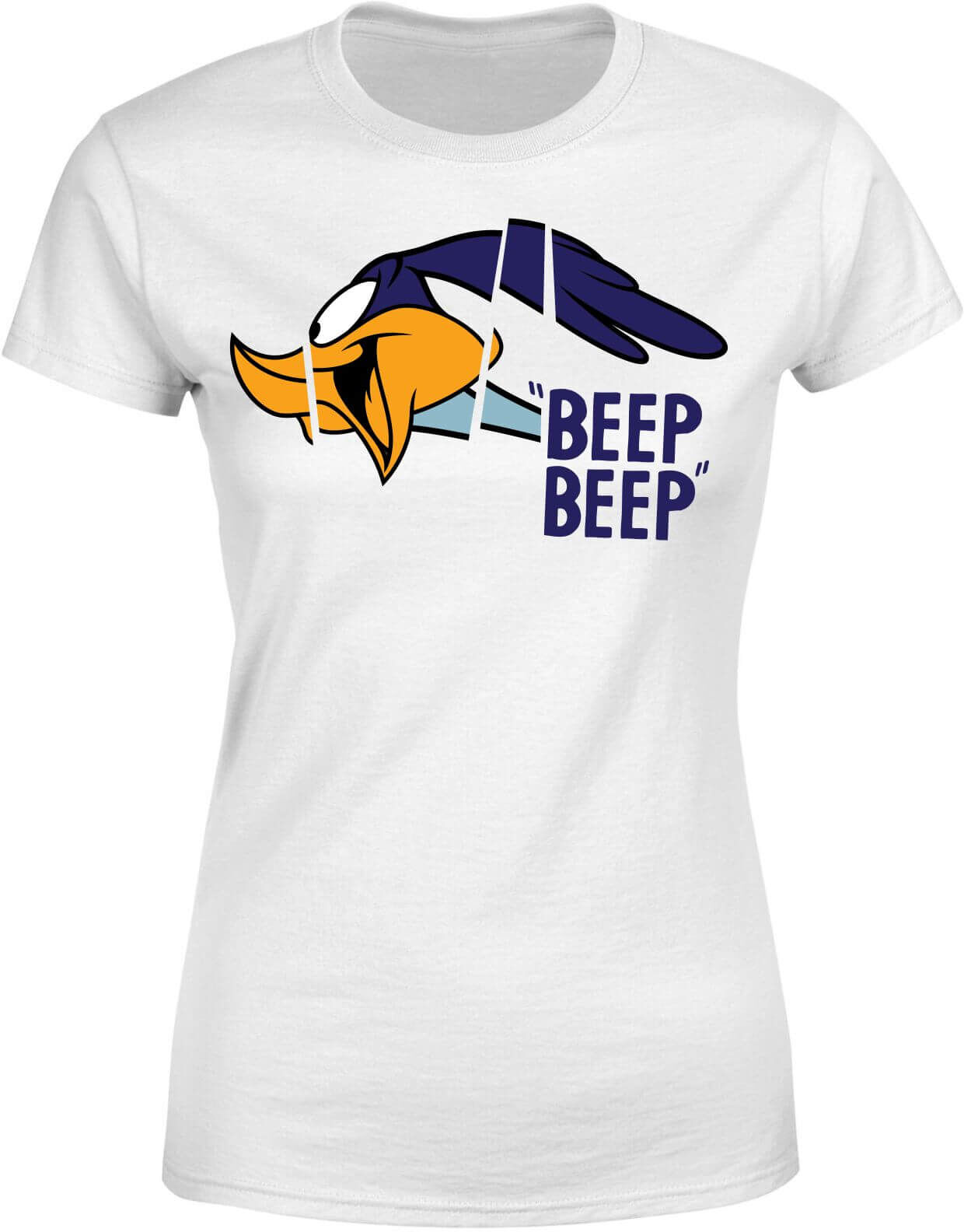 Looney Tunes Road Runner Beep Beep Women's T-Shirt - White - 4XL - White Looney Tunes Road Runner Beep Beep Women's T-Shirt - White - 4XL - White
