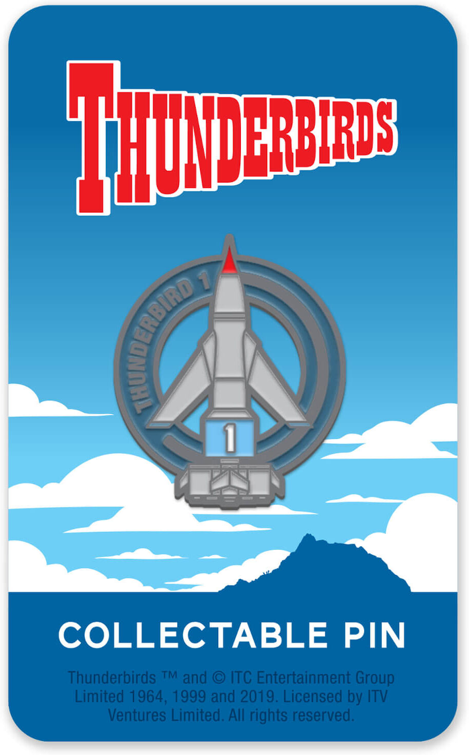 Zavvi Gallery Thunderbirds Enamel Pin Badge 1 Zavvi Gallery Thunderbirds Enamel Pin Badge 1