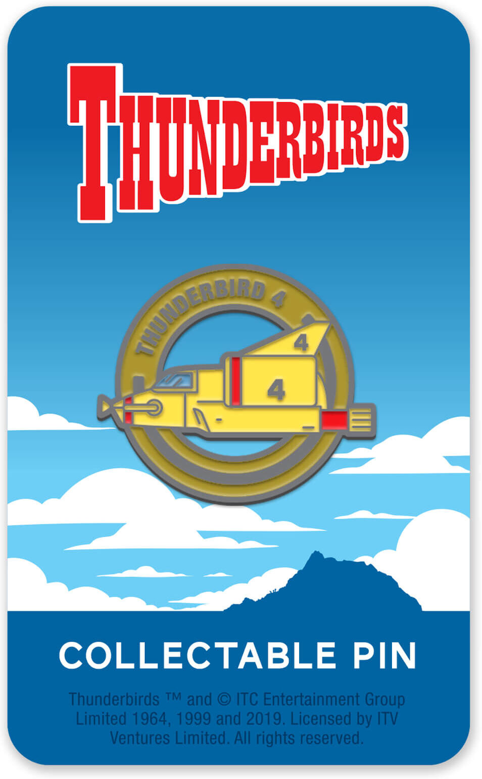 Zavvi Gallery Thunderbirds Enamel Pin Badge 4 Zavvi Gallery Thunderbirds Enamel Pin Badge 4