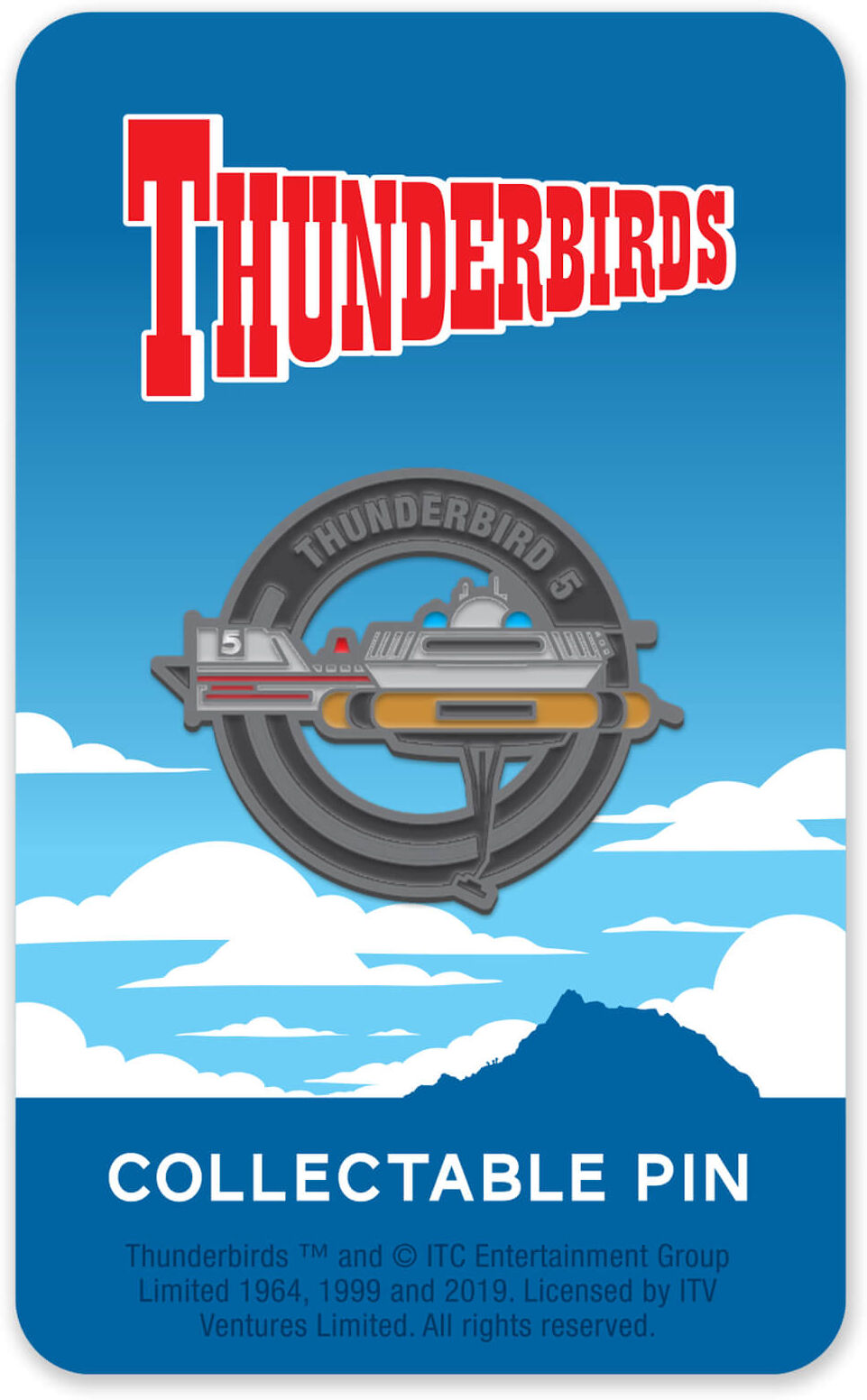 Zavvi Gallery Thunderbirds Enamel Pin Badge 5 Zavvi Gallery Thunderbirds Enamel Pin Badge 5