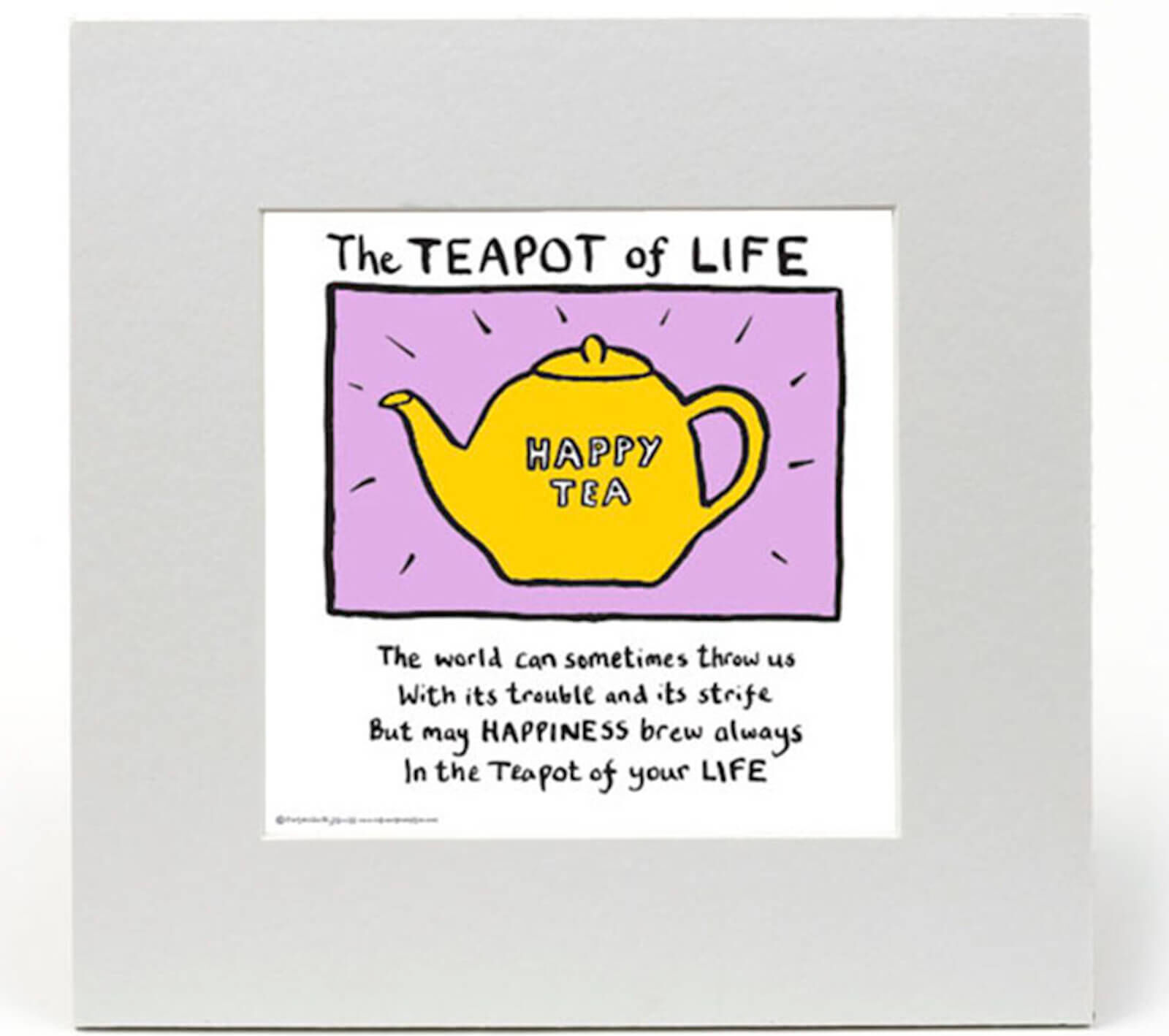 Edward Monkton The Teapot of Life by Edward Monkton Edward Monkton The Teapot of Life by Edward Monkton