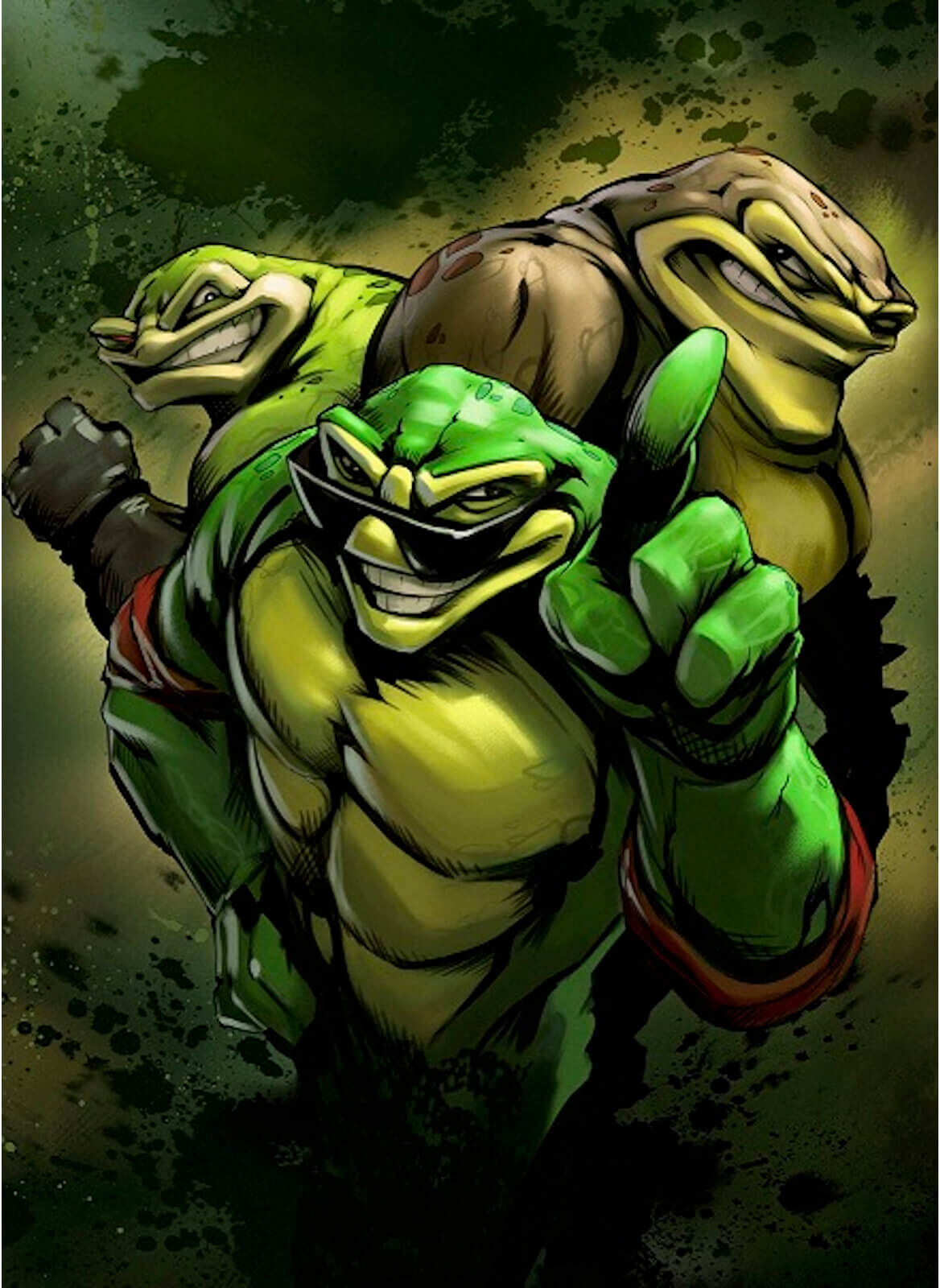 Rare Heritage Battletoads Limited Edition Art Print Rare Heritage Battletoads Limited Edition Art Print
