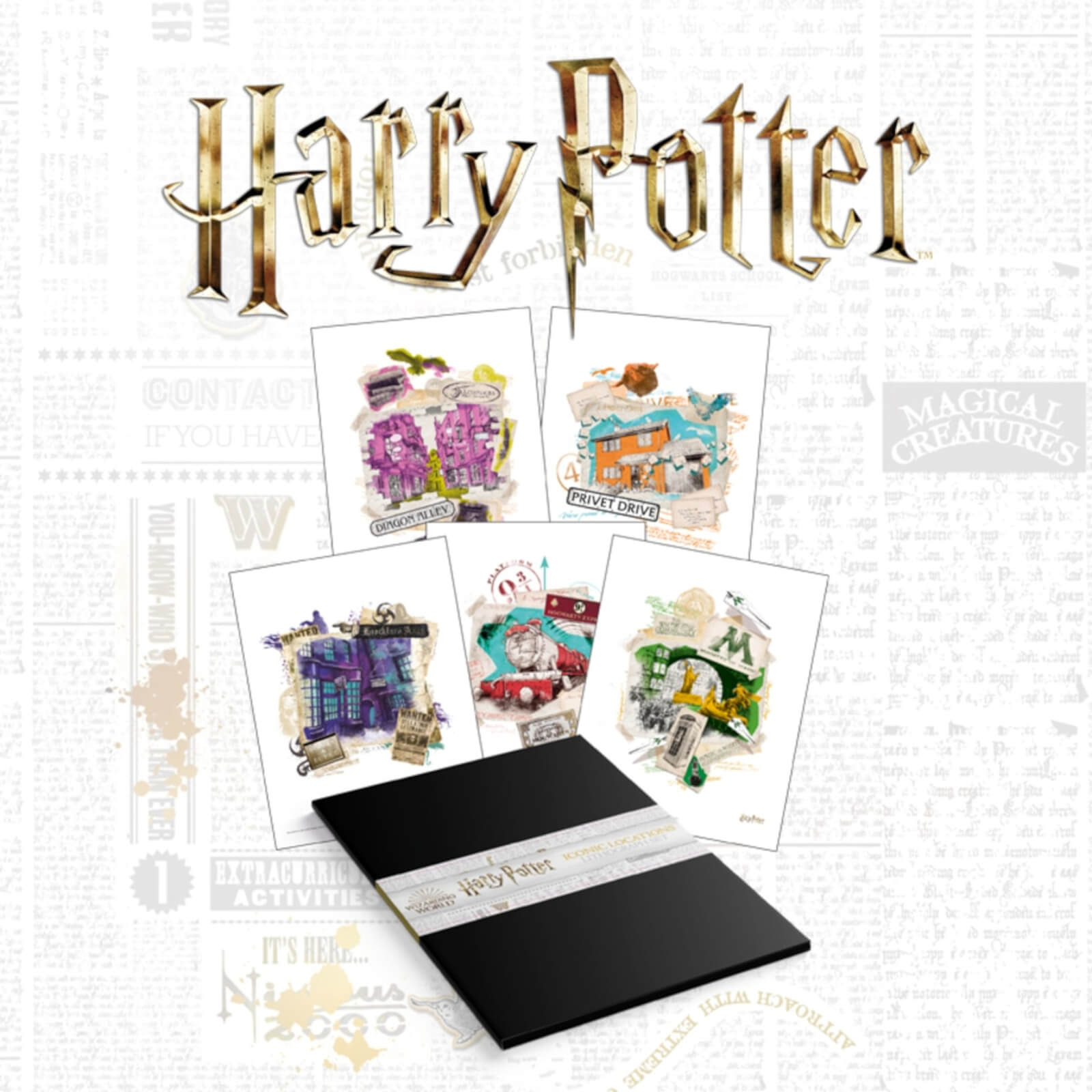 Harry Potter Premium Lithograph Set of 10 Art Prints Harry Potter Premium Lithograph Set of 10 Art Prints