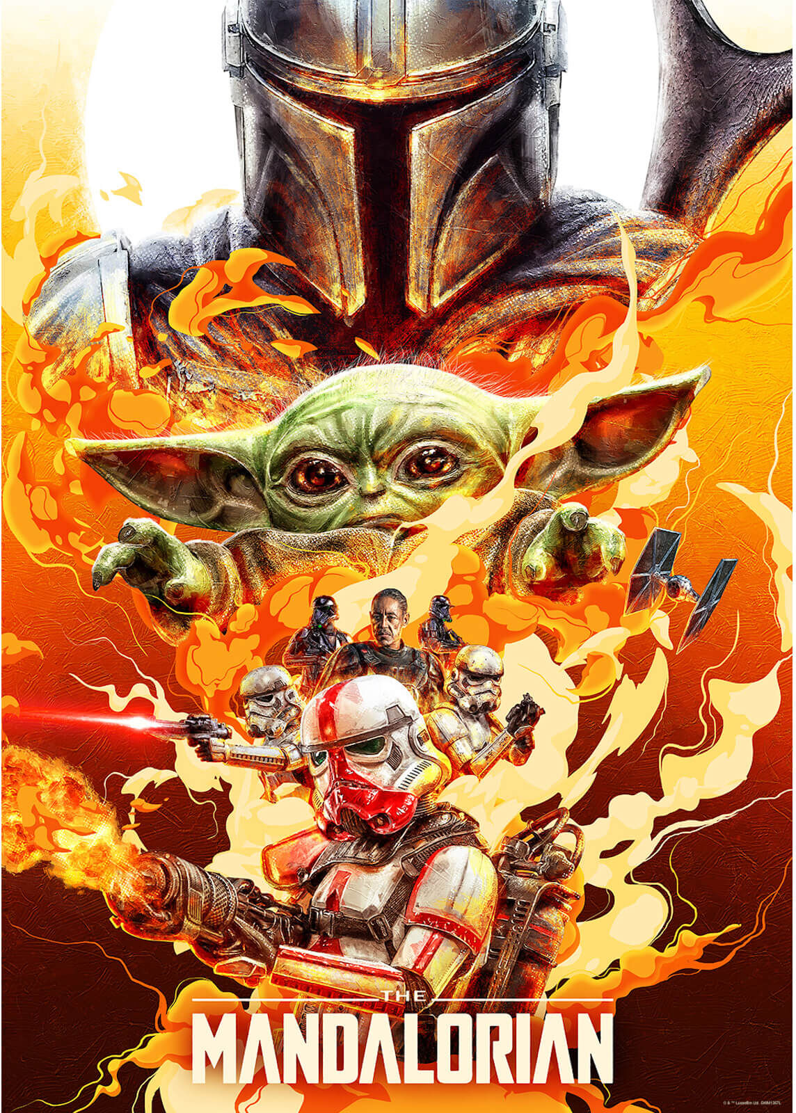 Zavvi Gallery Star Wars The Mandalorian Redemption Lithograph by Chris Christodoulou Zavvi Gallery Star Wars The Mandalorian Redemption Lithograph by Chris Christodoulou