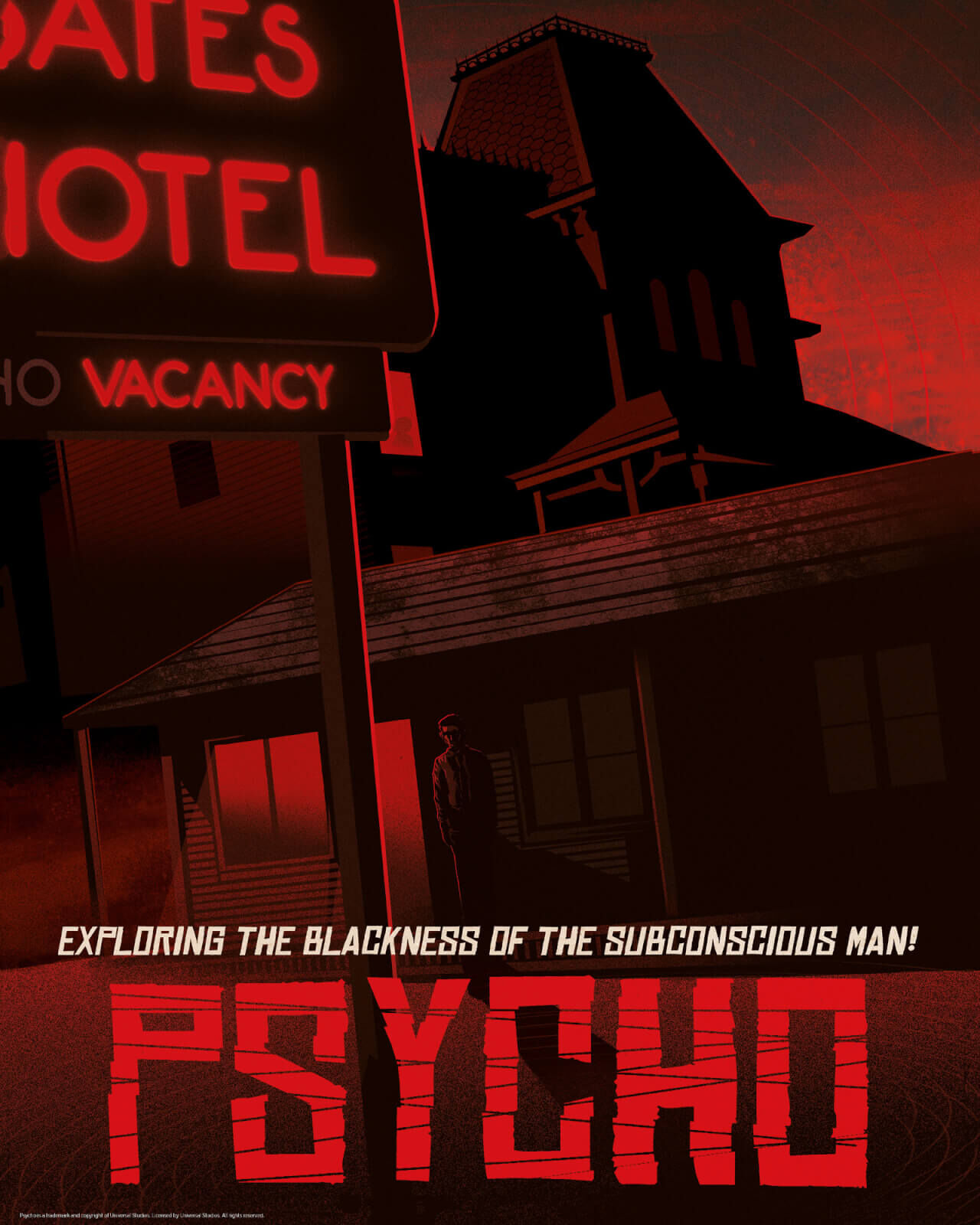 Iron Gut Publishing Limited Edition Fine Art Giclee - Psycho