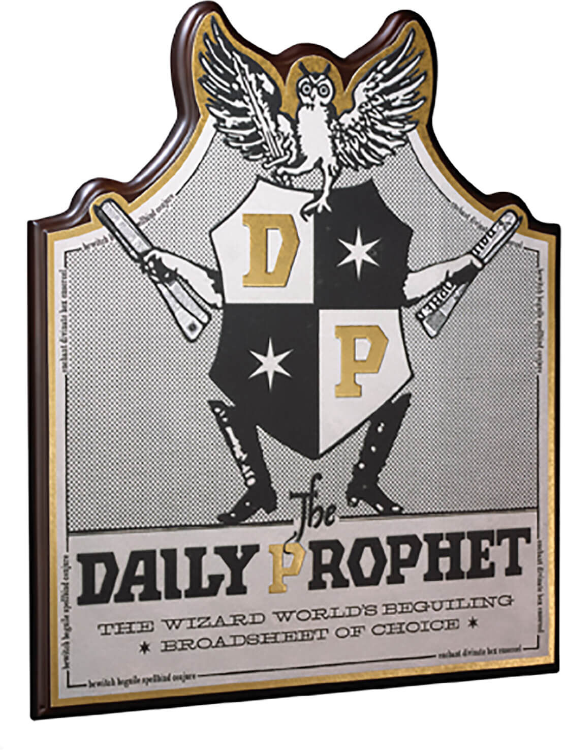 Noble Collection Harry Potter Daily Prophet Wall Plaque