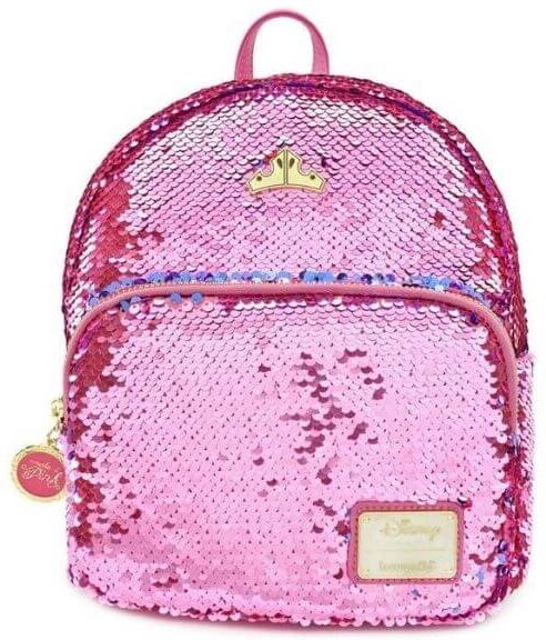 Loungefly Disney Sleeping Beauty Reversible Sequin Mini Backpack Loungefly Disney Sleeping Beauty Reversible Sequin Mini Backpack