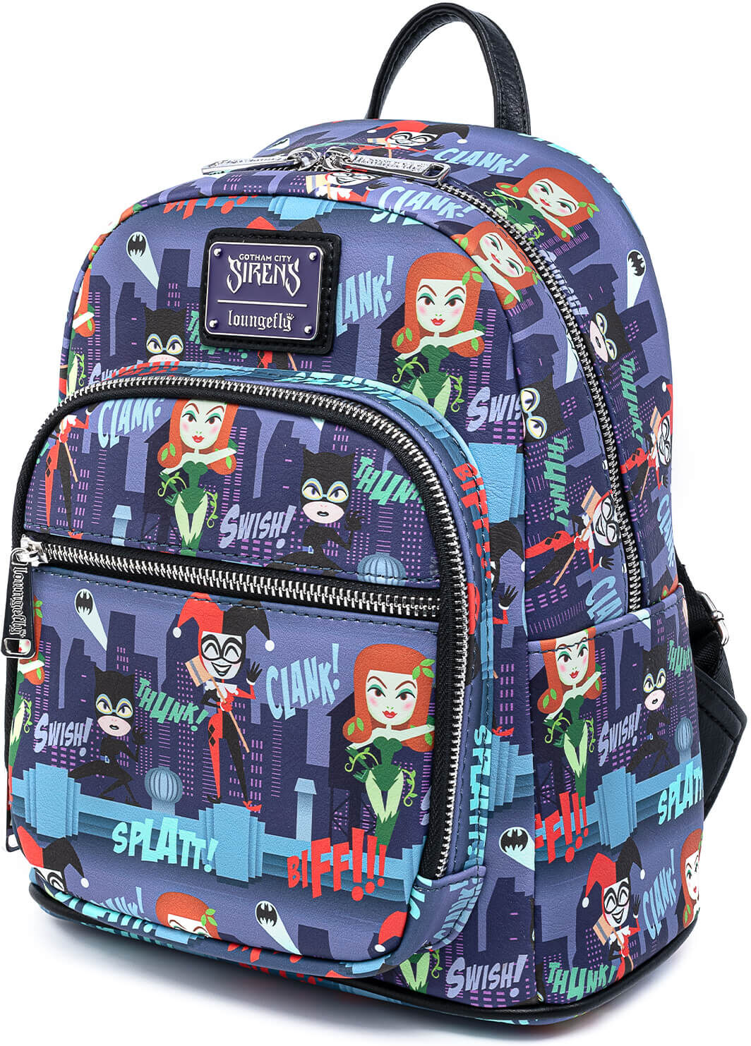 Loungefly Dc Comics Ladies Of Dc Aop Mini Backpack Loungefly Dc Comics Ladies Of Dc Aop Mini Backpack