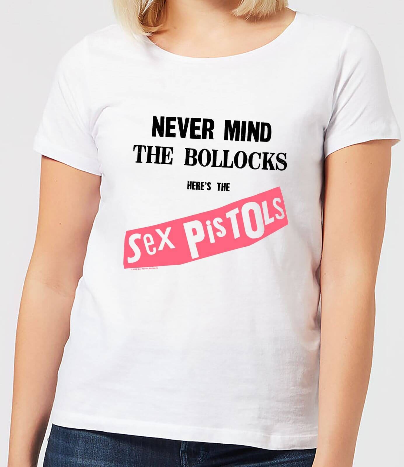 Sex Pistols Never Mind The B*llocks Women's T-Shirt - White - M - White Sex Pistols Never Mind The B*llocks Women's T-Shirt - White - M - White