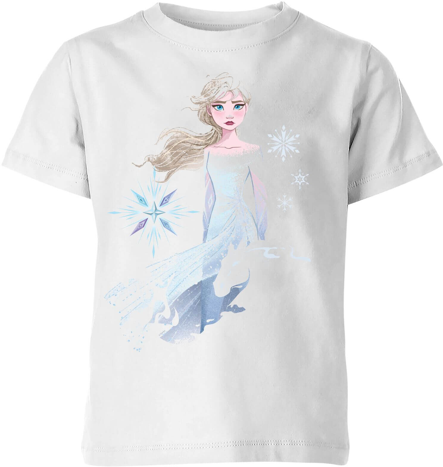 Disney Frozen 2 Nokk Sihouette Kids' T-Shirt - White - 5-6 Years - White