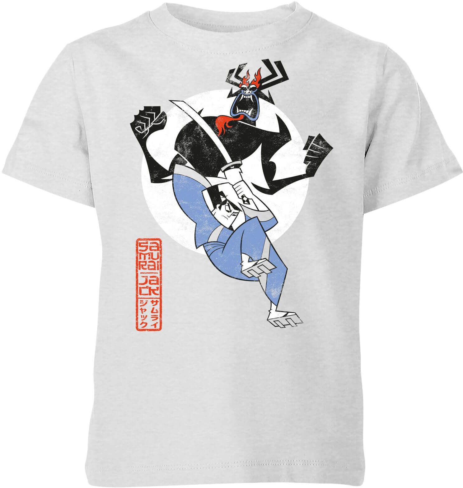 Cartoon Network Samurai Jack Eternal Battle Kids' T-Shirt - Grey - 3-4 Years - Grey Cartoon Network Samurai Jack Eternal Battle Kids' T-Shirt - Grey - 3-4 Years - Grey