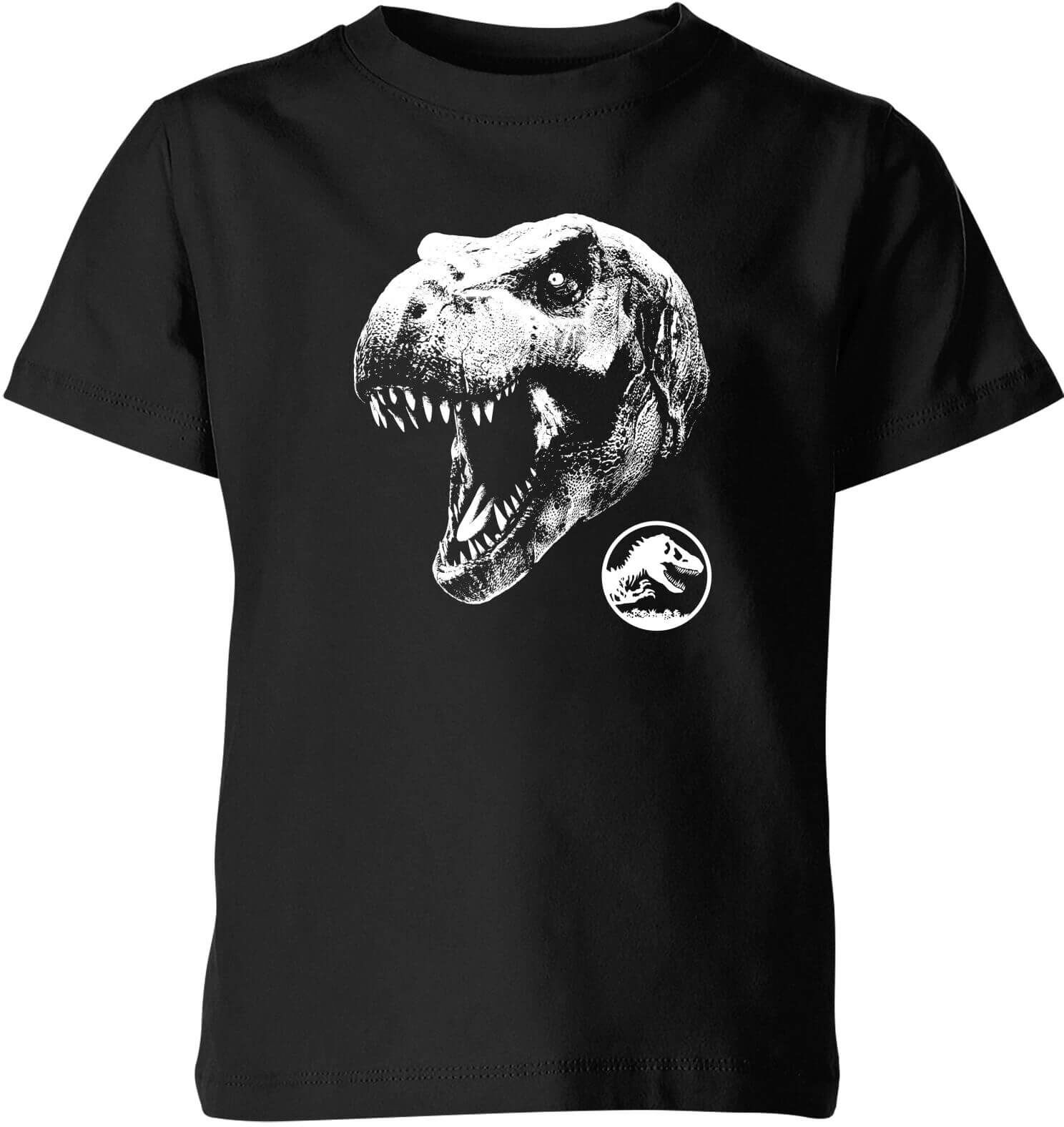 Jurassic Park T Rex Kids' T-Shirt - Black - 11-12 Years - Black Jurassic Park T Rex Kids' T-Shirt - Black - 11-12 Years - Black