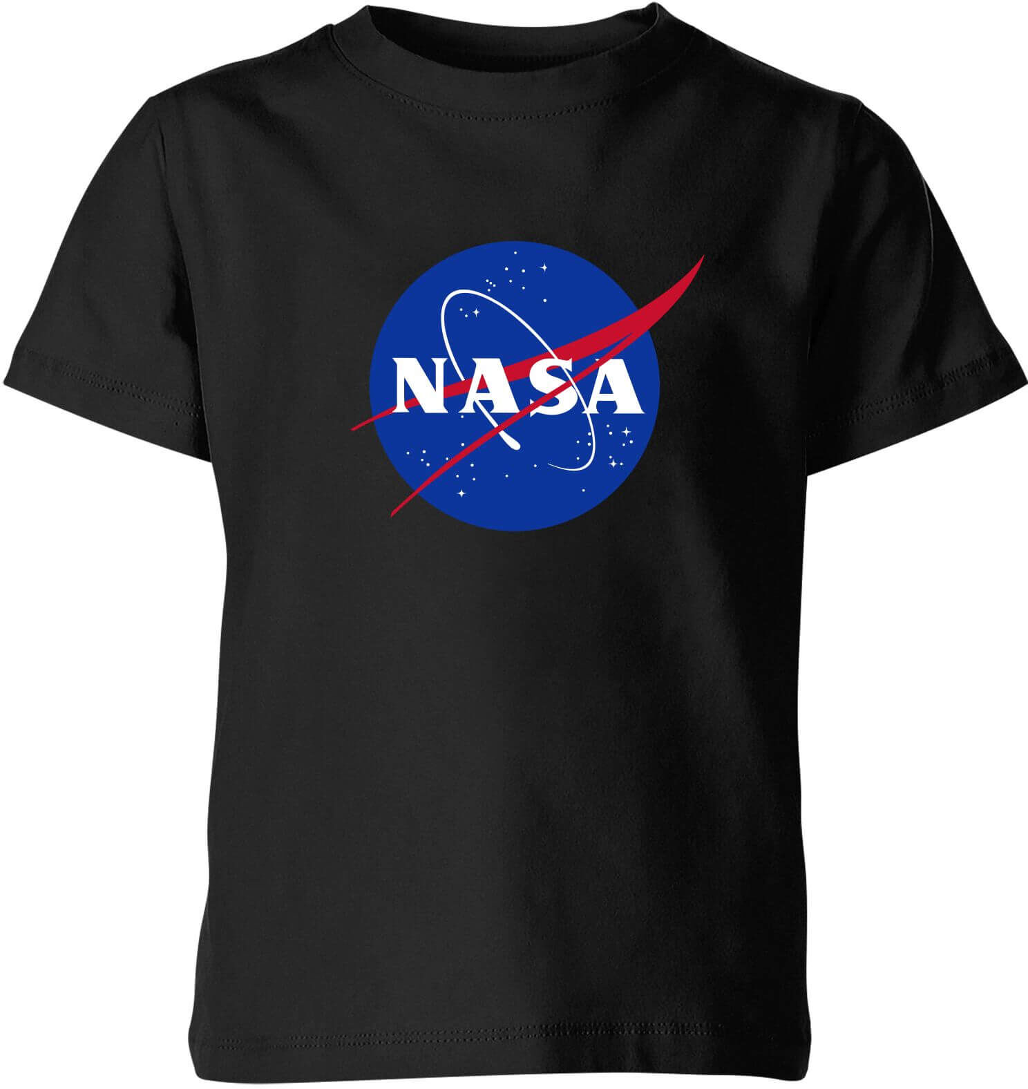 NASA Logo Insignia Kids' T-Shirt - Black - 9-10 Years - Black NASA Logo Insignia Kids' T-Shirt - Black - 9-10 Years - Black