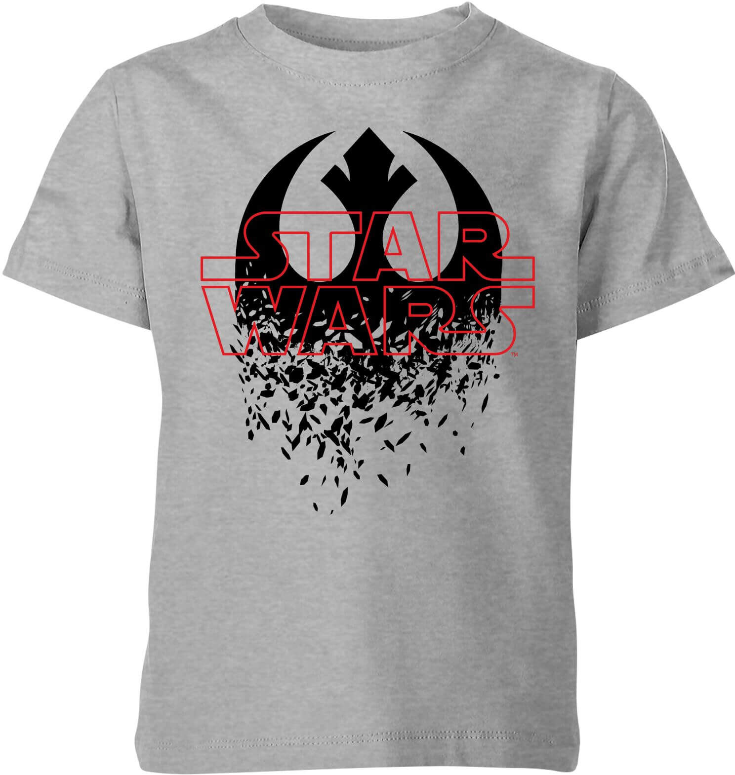 Star Wars Shattered Emblem Kids' T-Shirt - Grey - 5-6 Years - Grey Star Wars Shattered Emblem Kids' T-Shirt - Grey - 5-6 Years - Grey