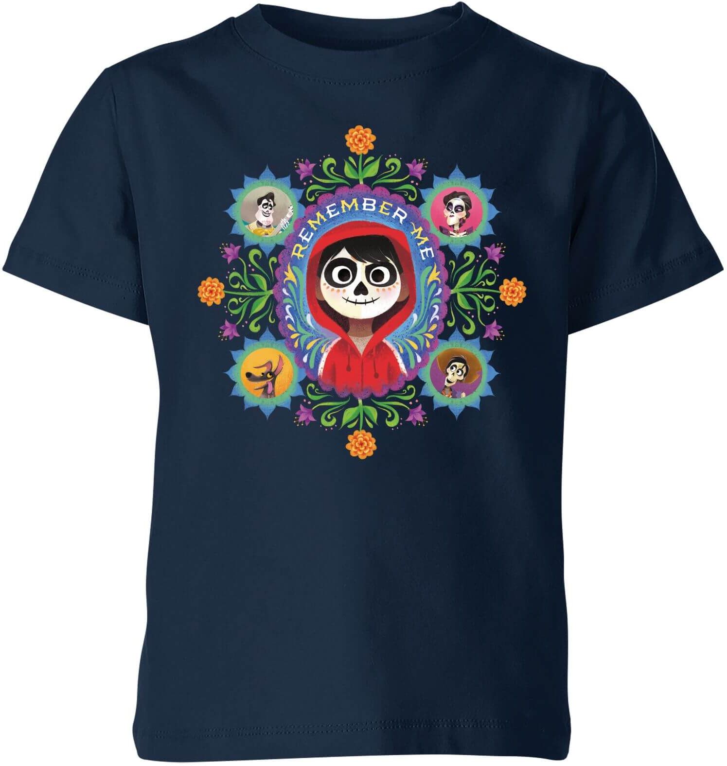 Pixar Coco Remember Me Kids' T-Shirt - Navy - 3-4 Years - Navy Pixar Coco Remember Me Kids' T-Shirt - Navy - 3-4 Years - Navy