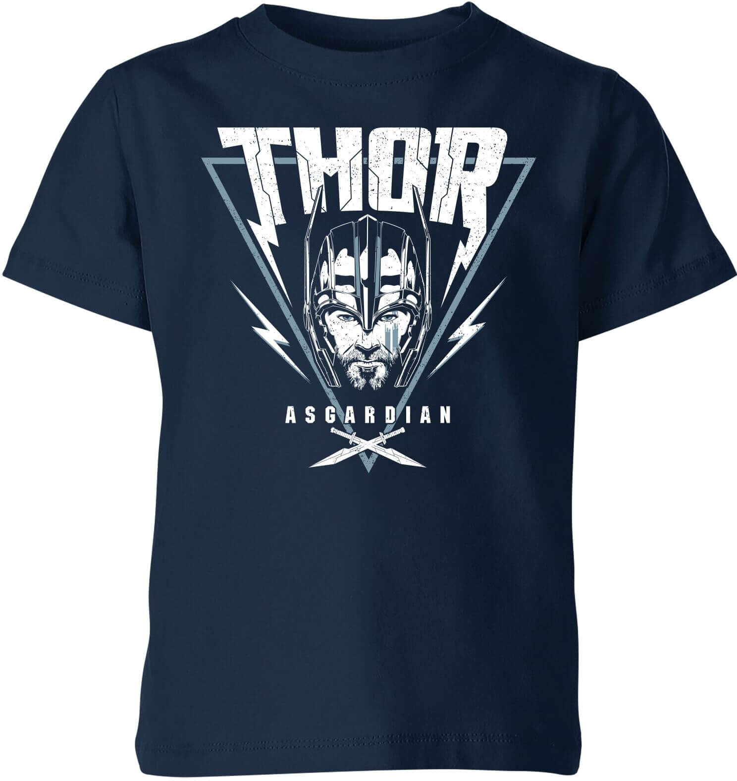 Marvel Thor Ragnarok Asgardian Triangle Kids' T-Shirt - Navy - 3-4 Years - Navy Marvel Thor Ragnarok Asgardian Triangle Kids' T-Shirt - Navy - 3-4 Years - Navy